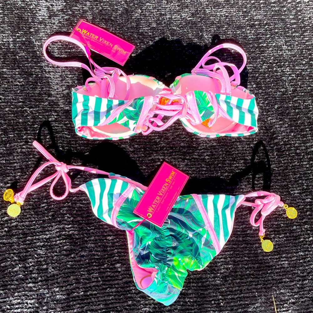 Beverly Hills Bikini 🦩 S, M, L & XL! Push-up top! - Picture 8 of 17